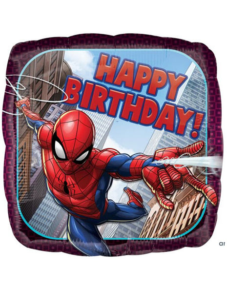 18in Anagram Spiderman Happy Birthday Balloon