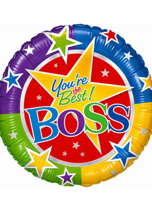 18in Anagram You're The Best! Boss Balloon