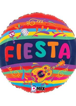 18in Betallic Fiesta Festive Balloon