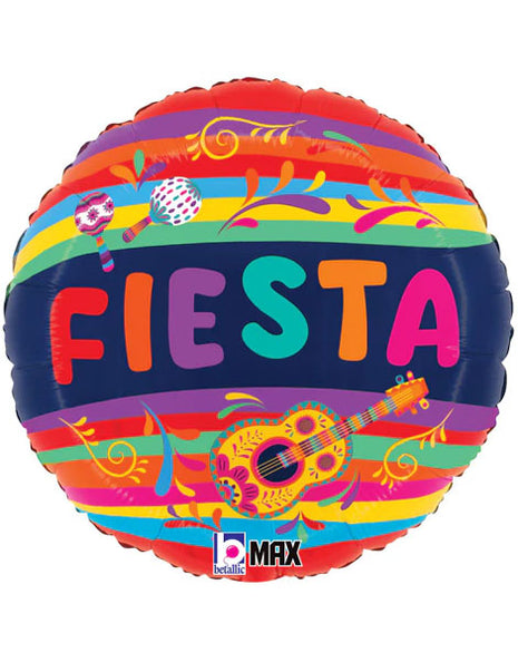 18in Betallic Fiesta Festive Balloon