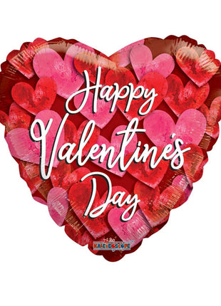 18in ConVerUSA Happy Valentines Day Hearts Balloon