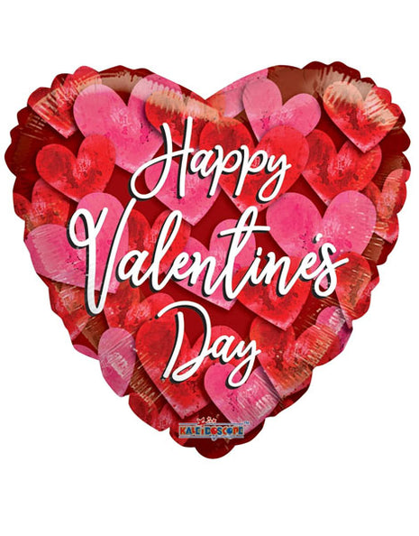 18in ConVerUSA Happy Valentines Day Hearts Balloon