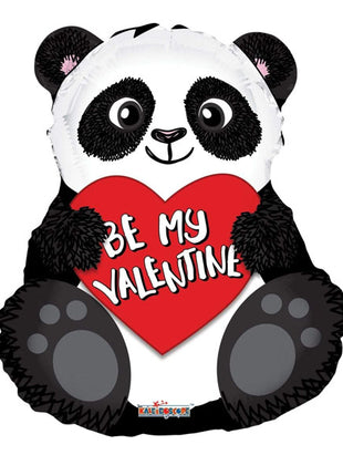 18in ConverUSA Be My Valentine Panda Balloon