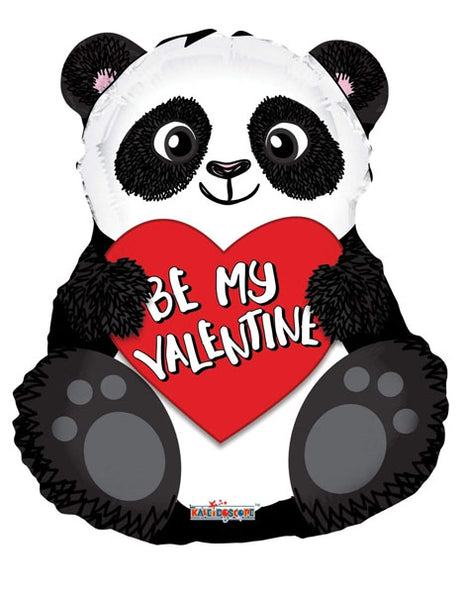18in ConverUSA Be My Valentine Panda Balloon