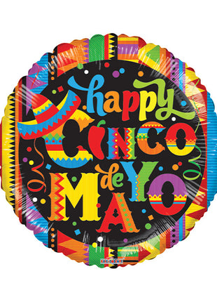 18in ConverUSA Cinco De Mayo Folklore Balloon