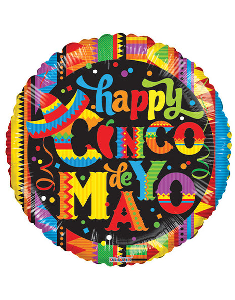 18in ConverUSA Cinco De Mayo Folklore Balloon