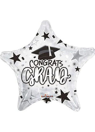18in ConverUSA Congrats Grad White Balloon