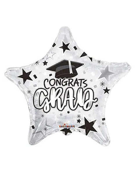 18in ConverUSA Congrats Grad White Balloon