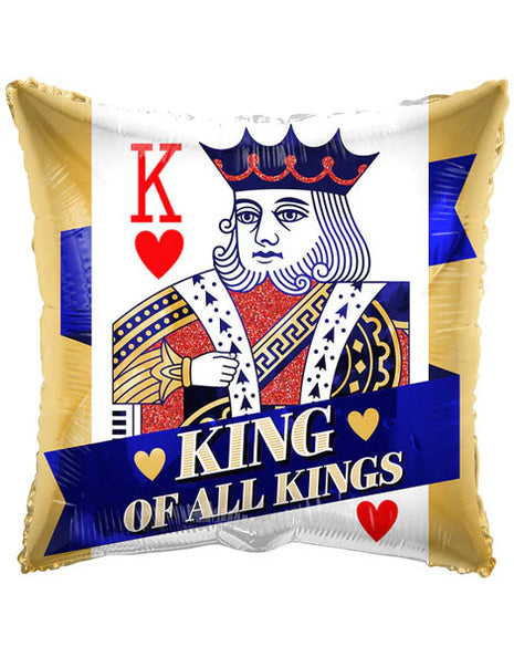 18in ConverUSA Dad King of all Kings Card Balloon