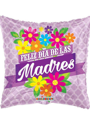 18in ConverUSA Feliz Día De Las Madres Flores Balloon