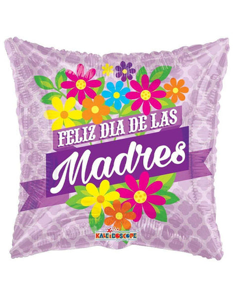 18in ConverUSA Feliz Día De Las Madres Flores Balloon
