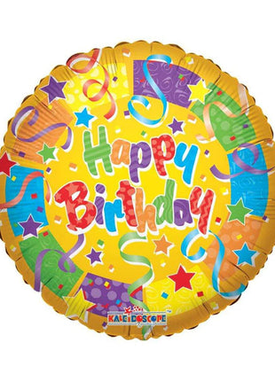 18in ConverUSA Happy Birthday Colors Balloon