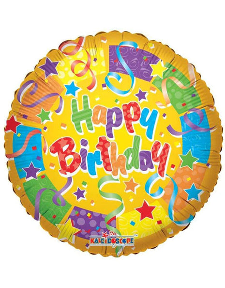 18in ConverUSA Happy Birthday Colors Balloon