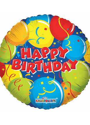 18in ConverUSA Happy Birthday Confetti Balloon