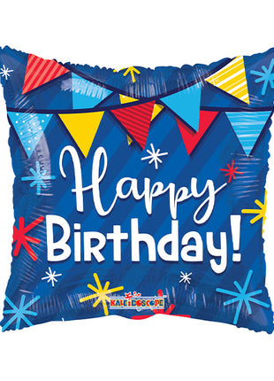 18in ConverUSA Happy Birthday Pennants Balloon