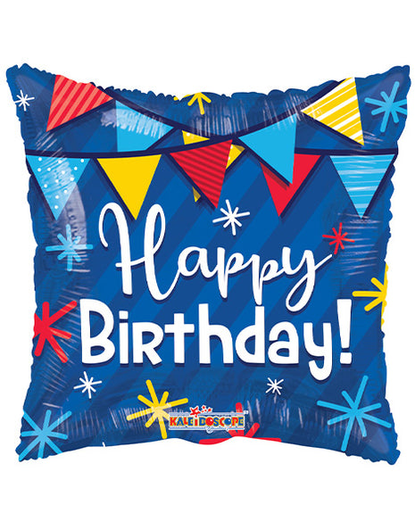 18in ConverUSA Happy Birthday Pennants Balloon