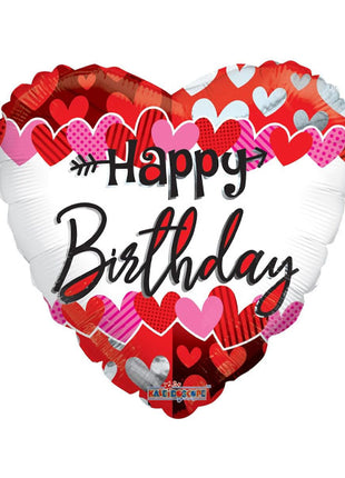 18in ConverUSA Happy Birthday With Love Balloon