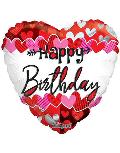 18in ConverUSA Happy Birthday With Love Balloon