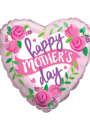 18in ConverUSA Happy Mother's Day Roses & Banner Balloon