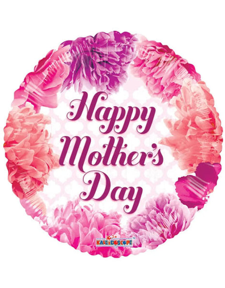 18in ConverUSA Happy Mother's Day Soft Flowers Balloon