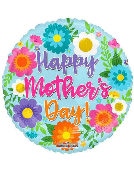 18in ConverUSA Happy Mother's Day Spring Flowers Balloon