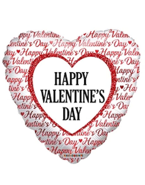 18in ConverUSA Happy Valentine's Day Heart Balloon