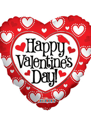 18in ConverUSA Happy Valentine's Day Many Hearts Balloon