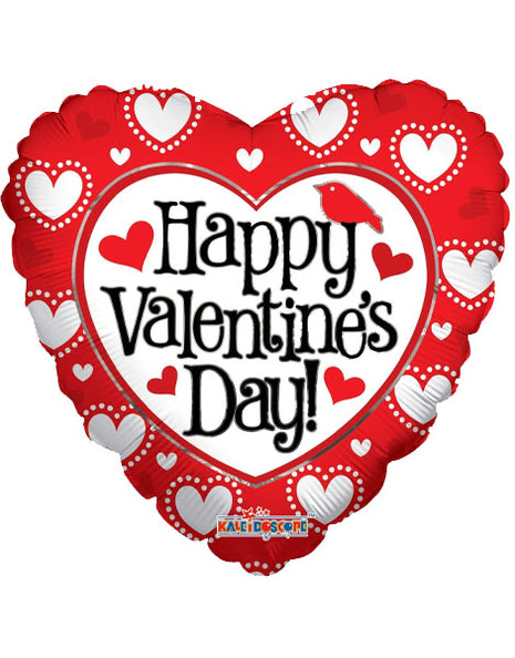 18in ConverUSA Happy Valentine's Day Many Hearts Balloon