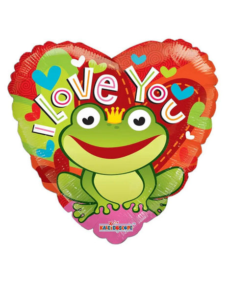 18in ConverUSA I Love You Frog Balloon