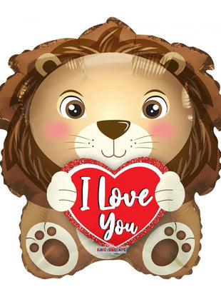 18in ConverUSA I Love You Lion Balloon