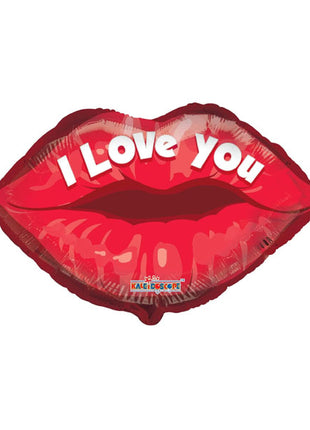 18in ConverUSA I Love You Lips Balloon
