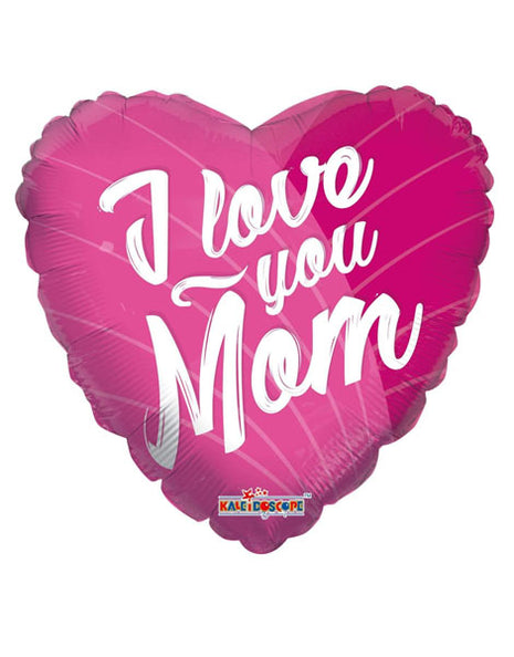 18in ConverUSA I Love You Mom Pink Balloon