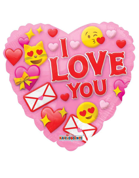 18in ConverUSA I Love You Smilies  Balloon