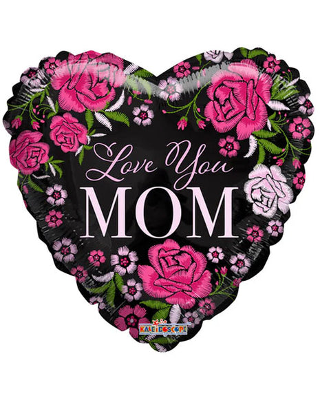 18in ConverUSA Love You Mom Embroider Balloon