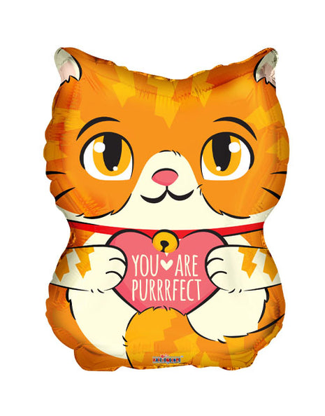 18in ConverUSA Purrfect Cat Shape Balloon