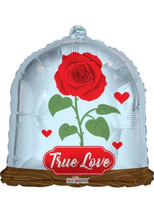 18in ConverUSA True Love Rose In Glass Balloon
