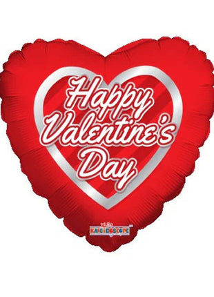 18in ConverUSA Valentine's Hearts Wreath Balloon