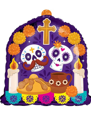 18in ConverUSA Día De Muertos Altar Balloon