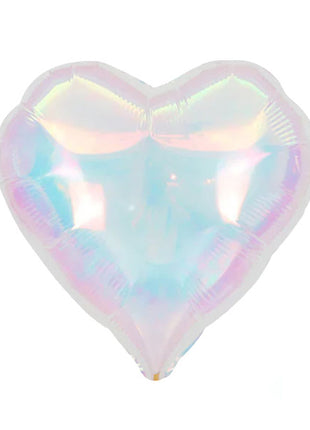 18in DecoChamp Iridescent Deco Heart Balloon