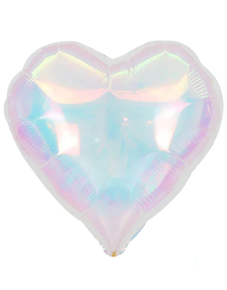 18in DecoChamp Iridescent Deco Heart Balloon