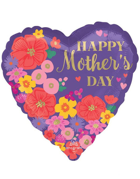 18in Happy Mother's Day Sweet Florals Balloon