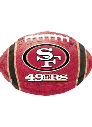 18in Anagram San Francisco 49ers Football Balloon