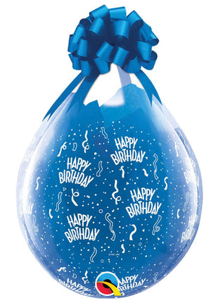 18in Qualatex Brithday A Round Clear Balloon 25ct