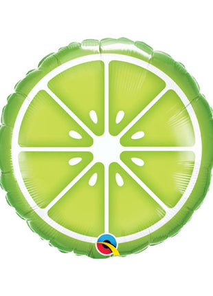 18in Qualatex Sliced Lime Balloon