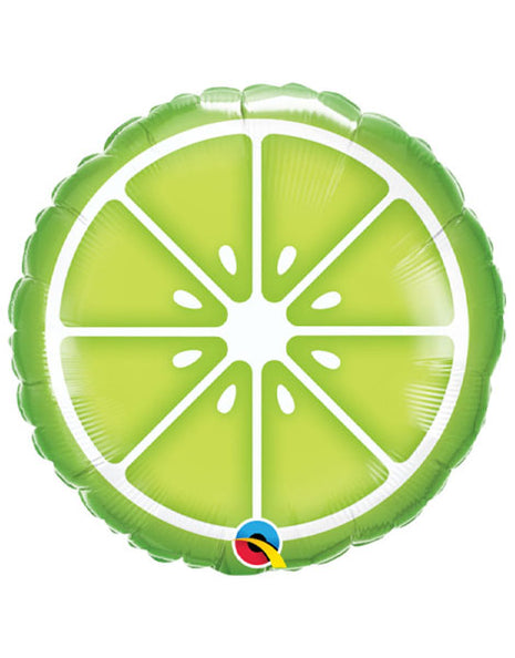 18in Qualatex Sliced Lime Balloon