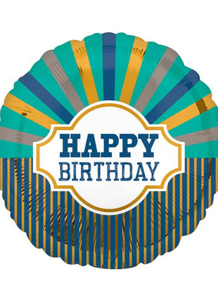 18in Value Plus Birthday Beams Balloon