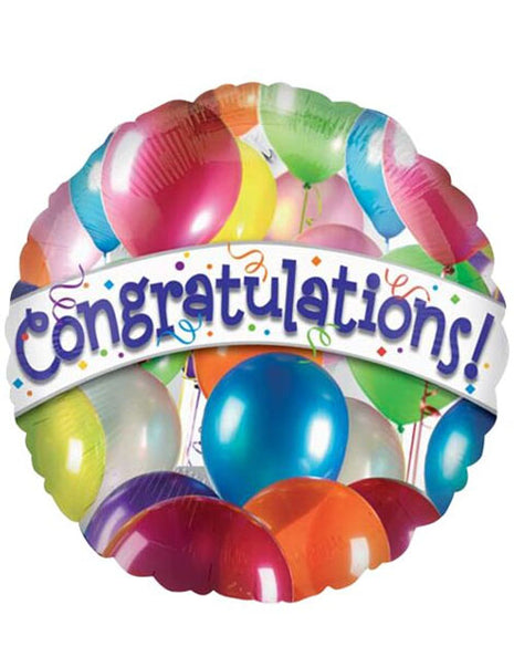 18in Value Plus Congrats Balloons Balloon