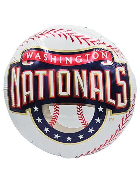 Globo de béisbol clásico de los Washington Nationals de 18 pulgadas