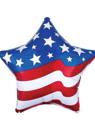 18in Anagram Patriotic Star Balloon