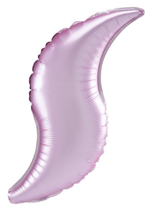 19in Anagram Satin Pastel Pink Curve Balloon